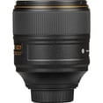thumbnail image 4 of Nikon AF-S NIKKOR 105mm f/1.4E ED Prime Portrait Lens (20064) + Filter Kit + Cap Keeper + Cleaning Kit, 4 of 8