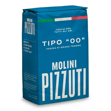 Molini Pizzuti Italian Tipo “00” Soft Wheat Flour – 1kg(2.2lb) Bag – Ultra-Fine for Pizza Dough, Pasta, Bread & Pastry – Ideal for Home and Professional Baking