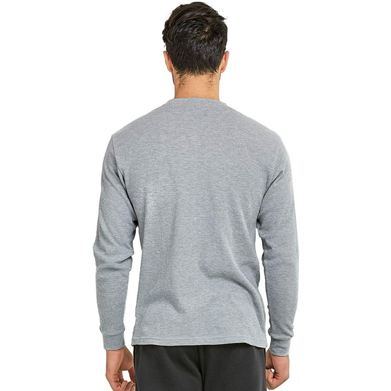 Men's Classic Fit Waffle-Knit Heavy Thermal Shirt