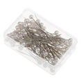 thumbnail image 1 of simhoa 100 Pieces White Pearl Bead Pins for Needlework Sewing Hand Dressmaker Practical, 1 of 8
