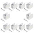 thumbnail image 4 of 10pcs Floating Glass Shelf Bracket Connector Furniture Shelf Connect Holder, 4 of 7