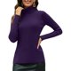thumbnail image 1 of Suéteres De Punto Suéteres Mujer Crochet Básico Slim Fit Otoño Jerseys Traje Diario Kuymtek Púrpura T XS para Mujer, 1 of 9