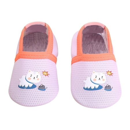 

Penkiiy Spring Summer Baby Socks Floor Socks Anti-skid Cool Insulation Indoor Soft Soled Shoes Socks Smart Step First Walkers Shoes 6-12 Months Purple 2023 Summer Deal