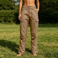 thumbnail image 6 of Aimik Women's High Waist Cargo Hiking Pant Durable Multi-Pocket Trousers for Outdoor Activities Functional Straight Leg Bottoms, 6 of 6
