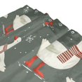 thumbnail image 3 of Yayeee Shower Curtain with Hooks 72"x72" Waterproof Fabric Bathroom Hanging Decor, Winter Goose, 3 of 5
