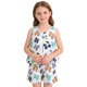 thumbnail image 1 of Conjunto de Pantalones Cortos de Verano para Niñas con el Top sin Mangas, Dos Piezas de Uso Casero, Vestido Corto de Verano, 1 of 8
