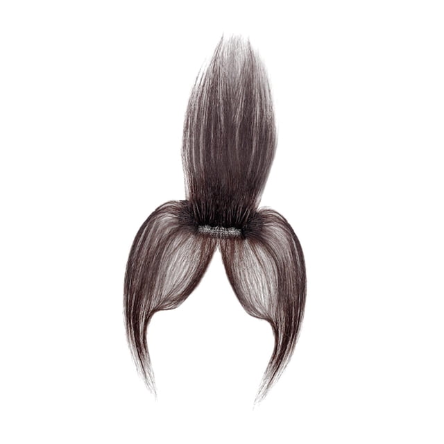 Flequillo con clip para mujer, postizo lateral, línea de cabello sintético invisible con patillas Estilo B