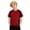 00$-Red1805, variant on Hiijoy Boys Color Block Short Sleeve T-Shirt Casual Athletic Crew Neck T Shirt, Sizes 3-13