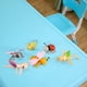 thumbnail image 3 of Set de 6 figuras de animales de juguete para niños, accesorios educativos, 3 of 7