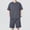 Dark Gray, variant on Mens Short Sets 2 Piece Outfits Fashion Oversized Sparkly Sequin T Shirts and Shorts Summer Tracksuits Casual Ice Silk Cooling Set Big and Tall Size M-4XL White