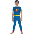 thumbnail image 3 of DC Comics Boys Superman Superhero Cotton Costume Pajama Set, 3 of 4