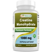 Best Naturals Creatine Monohydrate 1000mg, 240 Ct