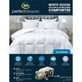 thumbnail image 4 of SERTA Ocean Breeze Elastic Fitted Breathable Pillow Top Mattress Pad Protector with 18" Deep Pocket and 4 Corner Grips for All Season, White, King, 4 of 5