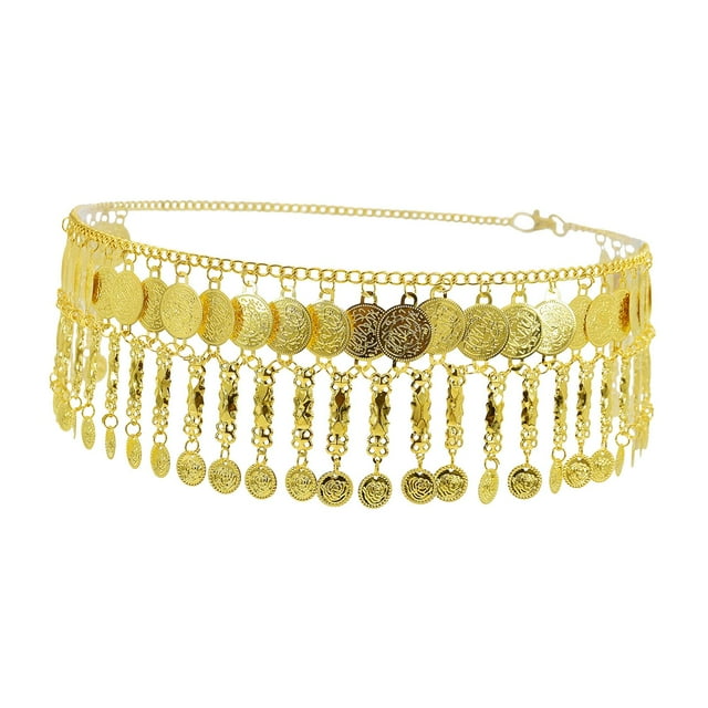 Cadena de Cintura Perfecl con Borlas Cinturón Elegante para Bodas Fiesta Temática de Halloween Oro
