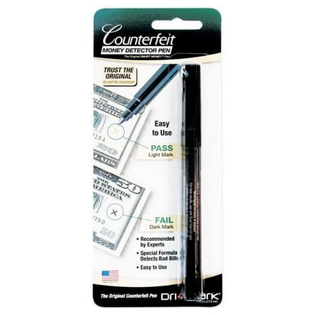 Smart Money Counterfeit Bill Detector Pen, U.s. Currency | Bundle of 2 Each