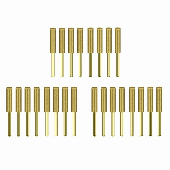 24Pcs High Hardness Diamond Chainsaw Sharpener-Stone File,Diamond Sharpening Wheels Chainsaw File(5/32 Inch, 4.0mm)