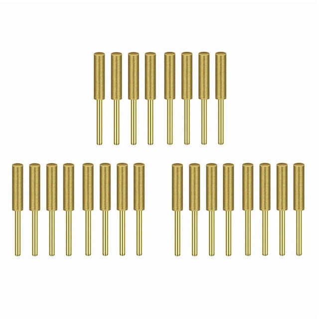 24Pcs High Hardness Chainsaw Sharpener-Stone File, Sharpening Wheels Chainsaw File(5/32 Inch, 4.0mm)