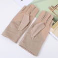 thumbnail image 3 of Zcyifa UV Sunblock Fingerless Driving Travel Daily Use (Khaki), 3 of 10