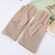 thumbnail image 2 of 1 par de guantes de medio dedo con protección solar para exteriores, guantes de entrenamiento con protección UV para ciclismo, escalada y equitación (caqui), 2 of 6