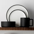 thumbnail image 2 of Noritake ColorTex Stone Black 4-Piece Place Setting, 2 of 7