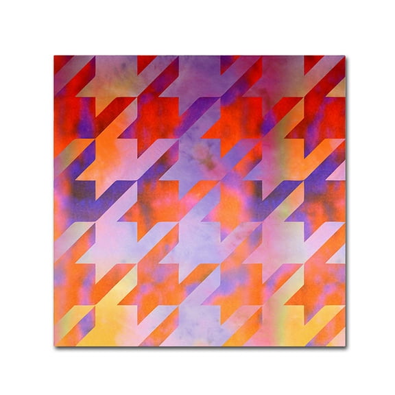 Trademark Fine Art "Houndstooth VIII" Canvas Art by Color Bakery