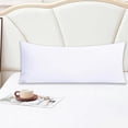 thumbnail image 5 of BinKFF Zippered Pillowcases, Soft Pillow Protectors with Zipper Standard Size, Microfiber 20x54 Pillow Cases, Soft, Fade, Stain Resistant Pillow Cases with Envelope Closure, 20x54 Inches, 5 of 8