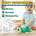 thumbnail image 6 of Baby Toys 6 to 12 Months, Baby Crawling Toys Musical Moving Toys for 0-12 Months Old Boys ＆ Girls Gift - Turtle, 6 of 6