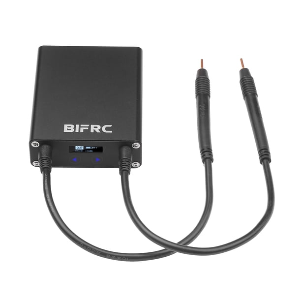 Pluma de soldadura por puntos Irfora Bolígrafo de soldadura por puntos portátil Kit de soldadura por puntos Mini máquina de soldadura por puntos para batería de litio 30 engranajes Ajustable con bolíg Irfora Pluma de soldadura por puntos