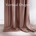 thumbnail image 4 of NICETOWN Blackout Velvet Curtains for Bedroom, Energy Saving Heat Blocking Drapes for Living Room, Elegant Thick Velvet Window Panels for Privacy Protection, Dusty Rose Pink, W52 x L84, Set of 2, 4 of 7