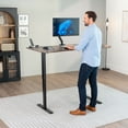 thumbnail image 2 of VIVO Electric 63" x 32" Stand Up Desk, Dark Walnut Table Top, Black Frame, 2 of 8