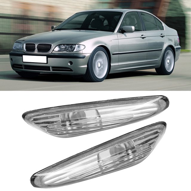 Luz de señal de giro, 1 par de luces de posición laterales de señal de giro, accesorios para automóvil diseñados para profesionales