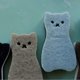 thumbnail image 5 of Esponjas para fregar en la cocina Esponja para fregar multiusos resistente a los arañazos para platos Ollas y sartenes Esponja de limpieza con forma de gato de tres capas (paquete de 4) (gato) Namotu WMXL-154, 5 of 7