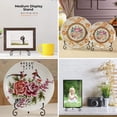 thumbnail image 2 of 6 Pack 8" Iron Display Stand, BetterJonny Upgraded Anti-Slip Plate Display Stand for Displaying Pictures, Photo Frames, Book and Tabletop Artworks, 2 of 7