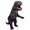thumbnail image 1 of Disfraz inflable de dinosaurio Piamif para adulto, T-Rex, negro, 1 of 7