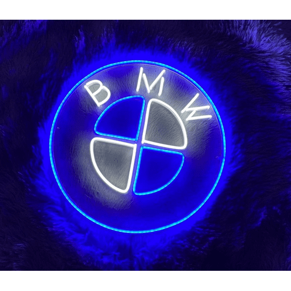 Queen Sense 20"x20" BMWs LED Sign Light Wall Decor Party Night Lights Flex Neon Signs 121BMWFLED