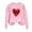 Pink Valentine's Day sweatshirt, variant on pimelu Sweatshirt for Women Womens Crewneck Sweatshirt Valentine's Day Fashion Heart Graphics Love Letter Print Pullover Blouses Ladies Loose Crewneck Long Sleeve Sweater Tops