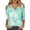 Green 1, variant on Long Sleeve Shirts for Women Cotton Tshirts V Neck Spring Tops Basic Tee Summer Fashion Clothing for Women