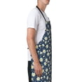 thumbnail image 3 of Bingfone Daisy Floral B Apron Gifts For Men, Women Professional Grade Chef Apron for Kitchen,BBQ & Grill, 3 of 8