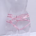 thumbnail image 6 of Elainilye Fashion Womens Bikini Underwear Sexy Thong Panties Sexy Lacy Underpants with Buttons for Controlling Length,Pink, 6 of 9