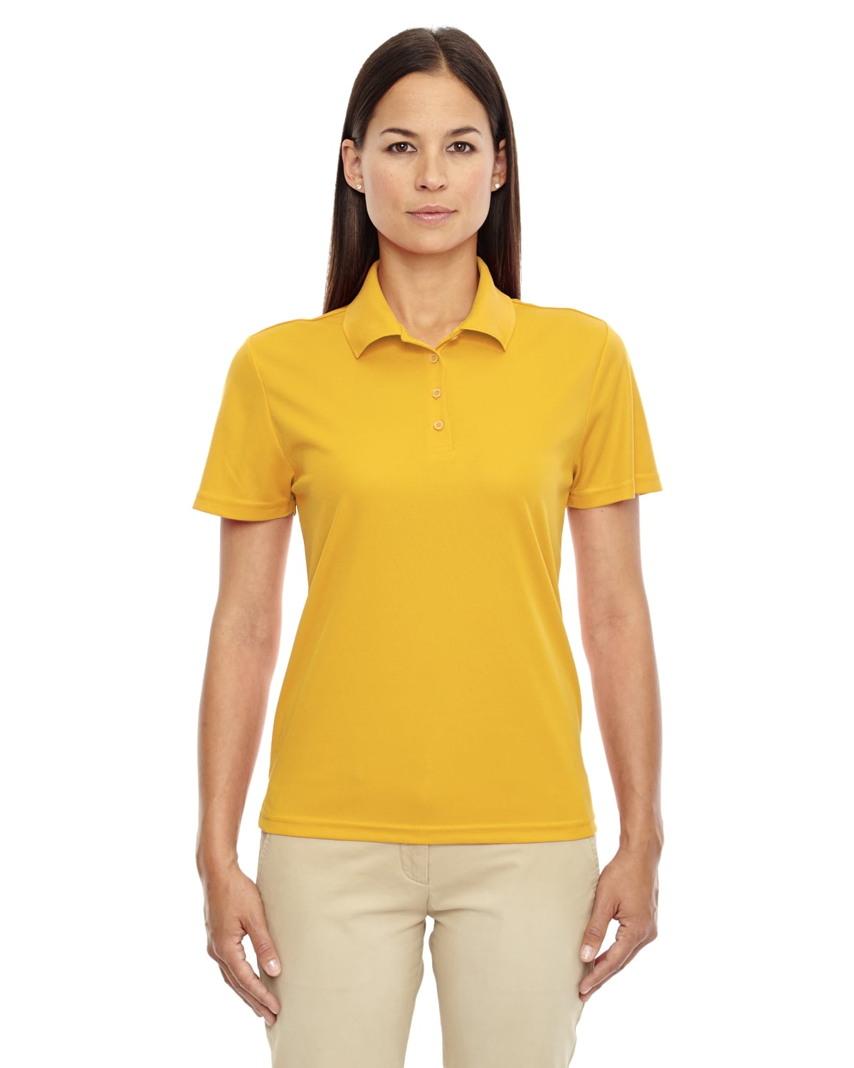 Yellow polo shirt women Clearance