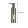 thumbnail image 5 of 7Oz Pump Dispenser for Bathroom, Stainless Steel Dish Soap Dispenser for Kitchen, Rustproof Liquid Pump Bottle, 5 of 7