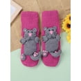 thumbnail image 6 of Komoo Women Funny Socks Knit 3D Animals Fuzzy Knitting Floor Socks Novelty Winter Warm Thick Knit Socks, 6 of 9