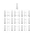 thumbnail image 1 of Rongfmy Christmas Tree Fence Border for Flower Border Path Indoor Outdoor Decoration 25pcs, 1 of 9