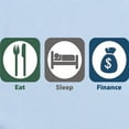 thumbnail image 2 of CafePress - Eat Sleep Finance Infant Bodysuit - Baby Light Bodysuit, Size Newborn - 24 Months, 2 of 4