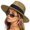Khaki, variant on Nmnitkp Sun Hats for Women Beach Sun Straw Hats for Women, UPF 50 UV Sun Protection Wide Brim Summer Straw Hat Foldable Packable Roll up Cap Sun Hat