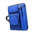 thumbnail image 2 of Art Portfolio Case,Art Portfolio Bags Carry Case Art Supplies Tote, Backpack Bag with Pockets Handle Organizer,Student Carrying Storage Bag Artwork Poster Board,Project Drawing Blue, 2 of 8