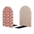 thumbnail image 2 of Lsque Cute French Bulldog Printed Wood Bookends,Non-Skid Bookend for Shelves,Heavy Duty Support Bookends,Non-Slip Foam Pads for Office, Home, and Library,1 Pair, 2 of 8