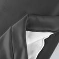 thumbnail image 6 of Women's Casual Fashion Round Neck Pullover Top Winter Solid Color Plush Sweatshirt Warm Fleece Lined Thickened Top for Cold Weather Cozy Wear,Dark Gray,3XL, 6 of 8