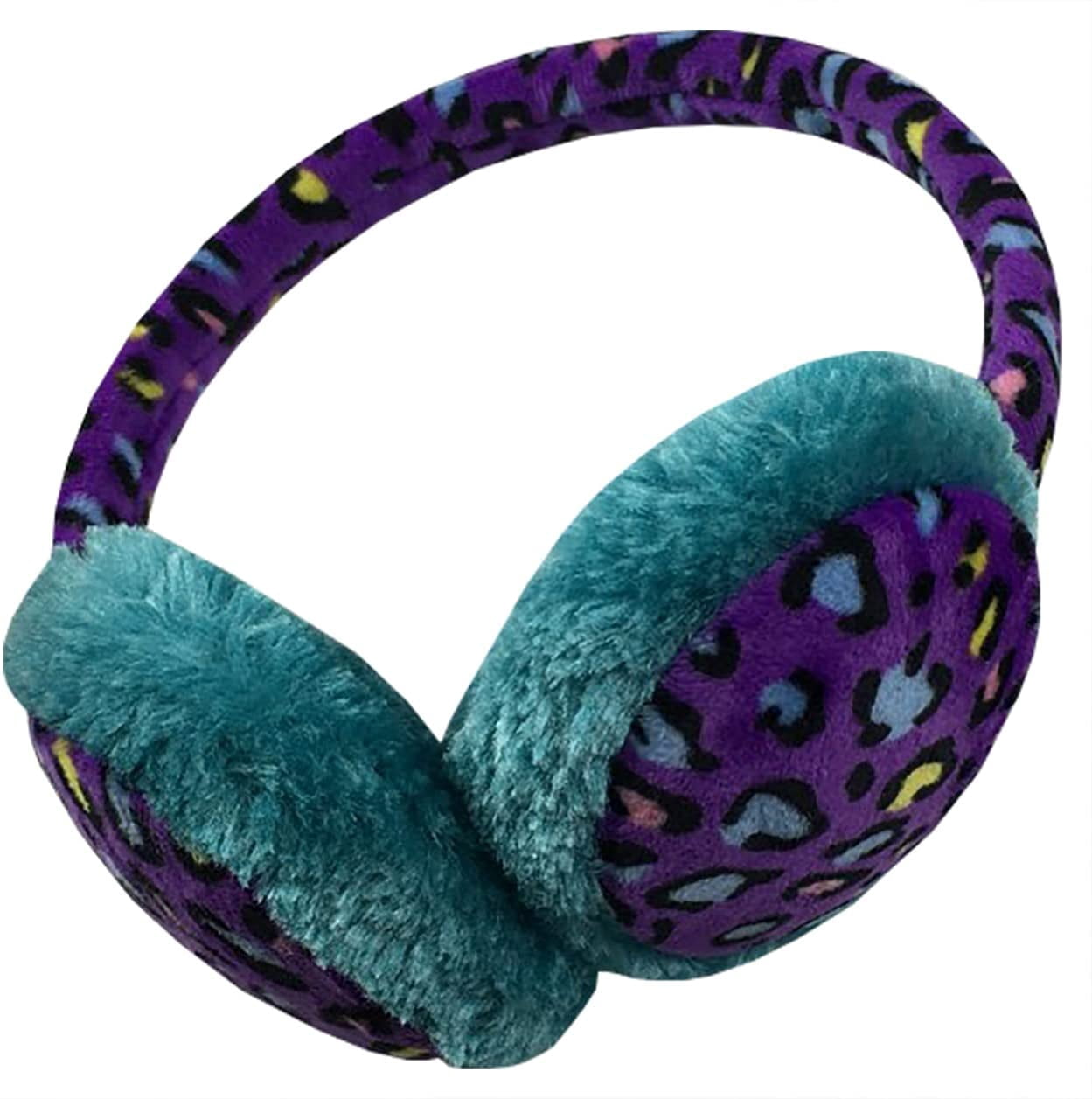 Girls Soft Plush Padded Knitted Design Adjustable Winter 
