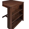 thumbnail image 5 of New Classic Furniture Gia Solid Wood Counter Table W/2 Chairs in Cherry Brown, 5 of 15